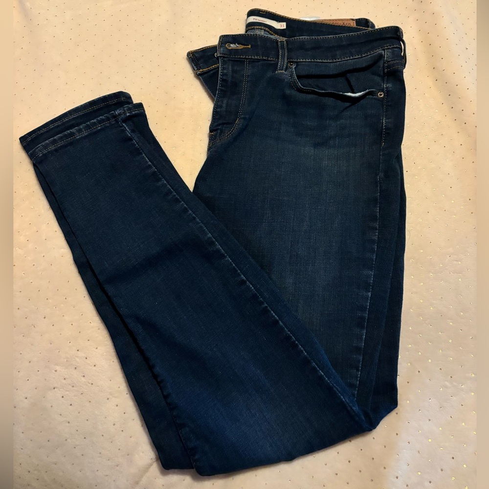 Levi's Women's Skinny Jeans - Dark Blue